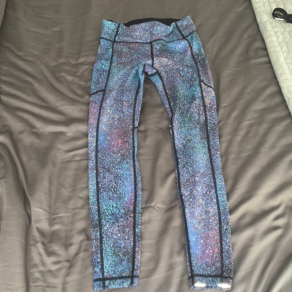 Lululemon blue print speed tight